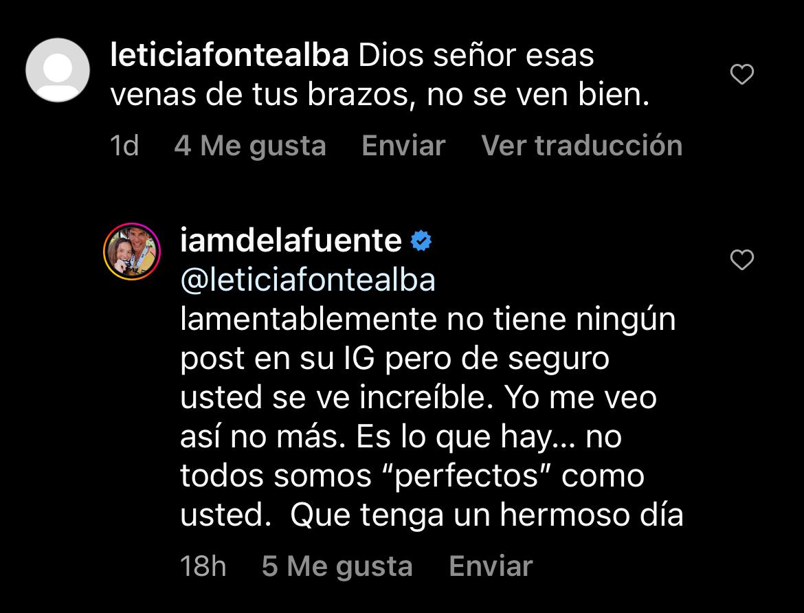 Respuestas de Cristian de la Fuente en Instagram (@iamdelafuente).