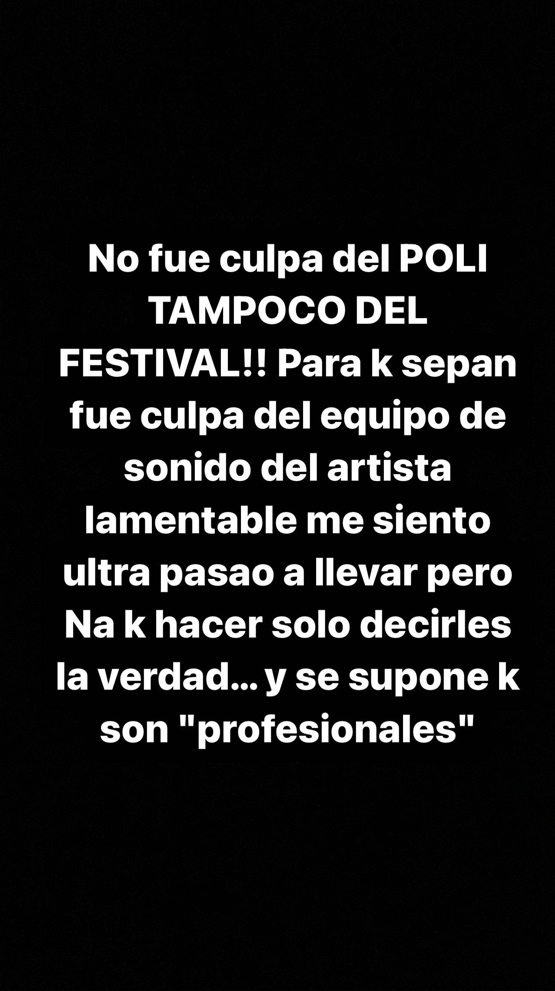 Pablo Chill-E arremete contra equipo de Polimá Westcoast y acusa censura en Viña. Fuente: Instagram (@shishibosspaulito)