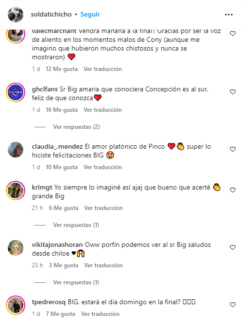 Los cariñosos mensajes de despedida a Sergio Soldati, voz de Gran Hermano. Fuente: Instagram.