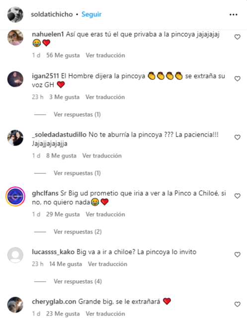 Los cariñosos mensajes de despedida a Sergio Soldati, voz de Gran Hermano. Fuente: Instagram.