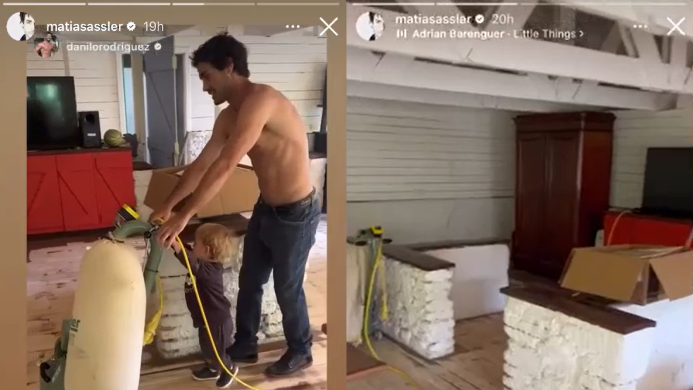 Matías Assler mostró su nueva casa. Fuente: Instagram.