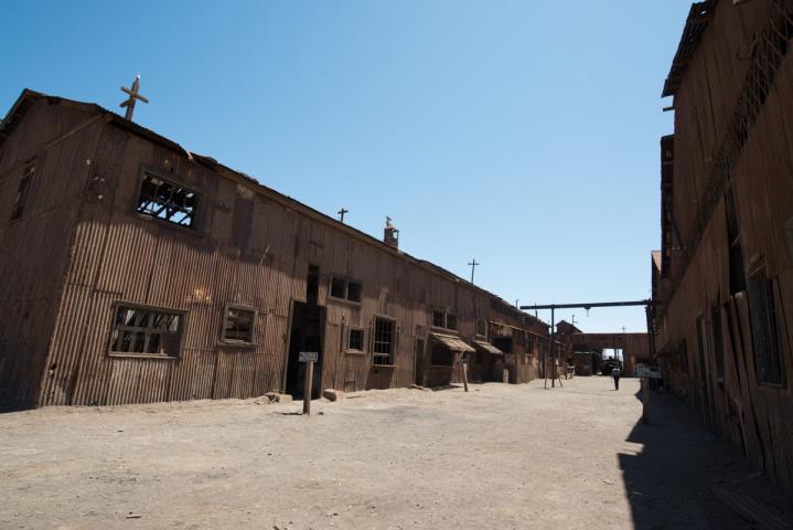 Salitrera Humberstone. Foto del Consejo de Monumentos Nacionales.